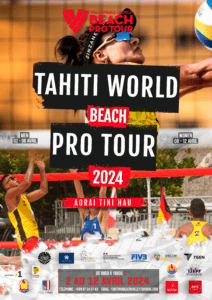 Visuel de l'affiche Tahiti World Beach Pro Tour 2024